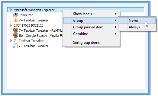 7+ Taskbar Tweaker 5.15 for windows instal free