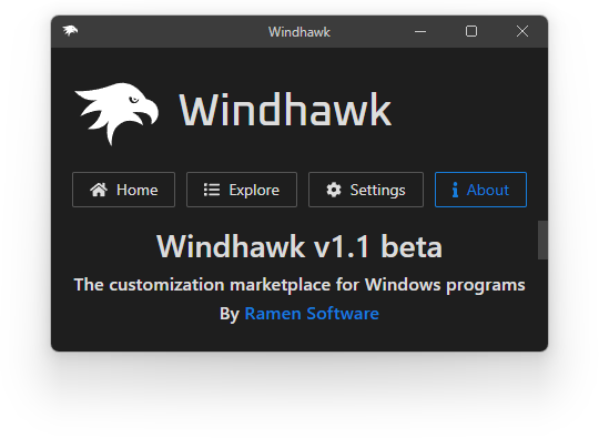 instaling Windhawk